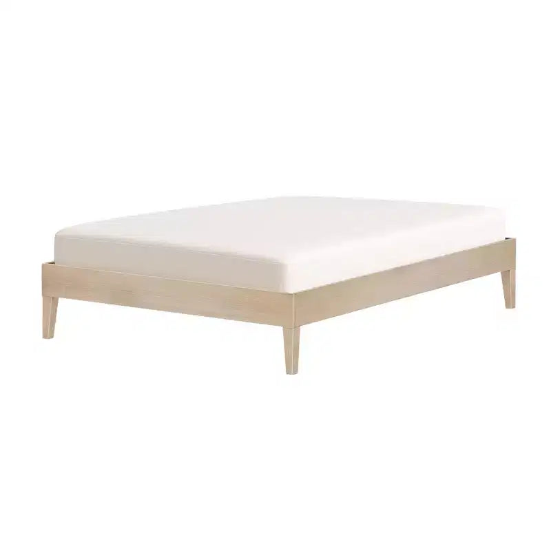Cadre de lit double, Lit plate-forme en bois