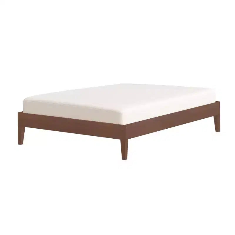 Cadre de lit double, Lit plate-forme en bois