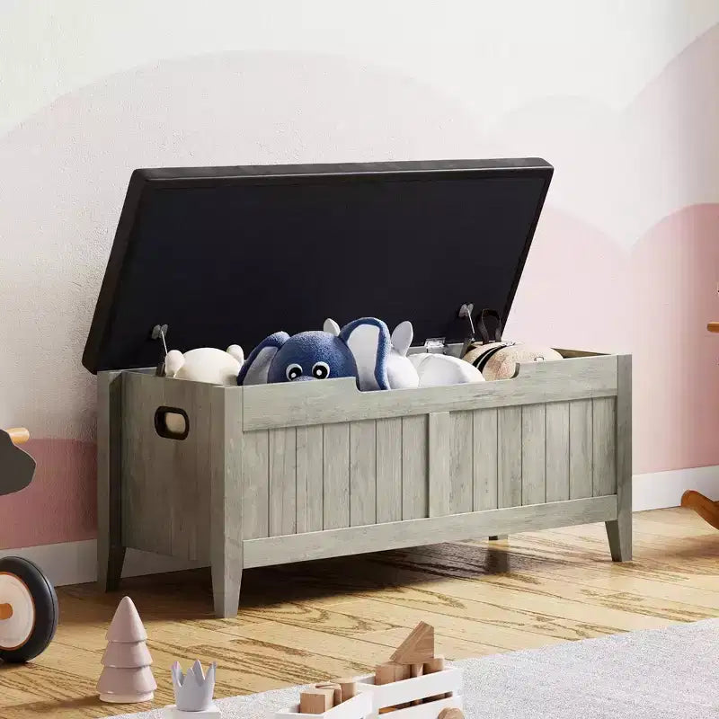 Boîte de rangement, Boîte de rangement avec siège coussiné