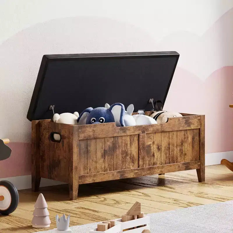 Boîte de rangement, Boîte de rangement avec siège coussiné