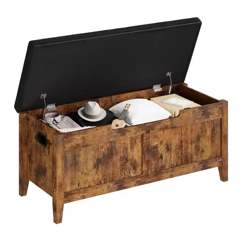 Boîte de rangement, Boîte de rangement avec siège coussiné