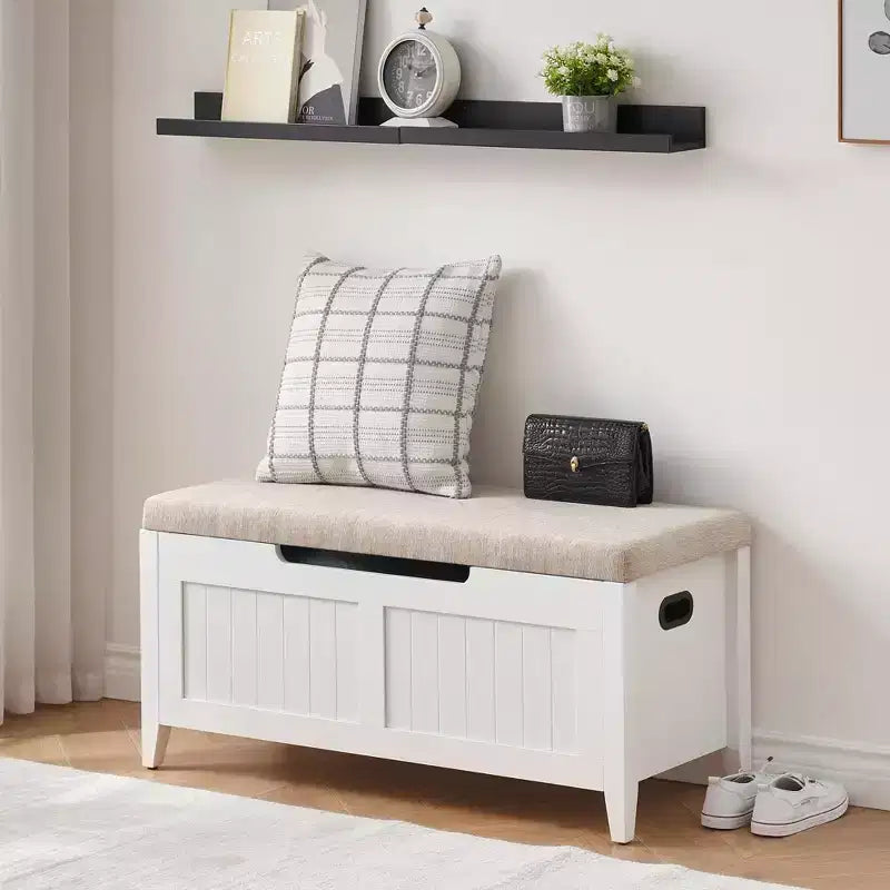 Boîte de rangement, Boîte de rangement avec siège coussiné