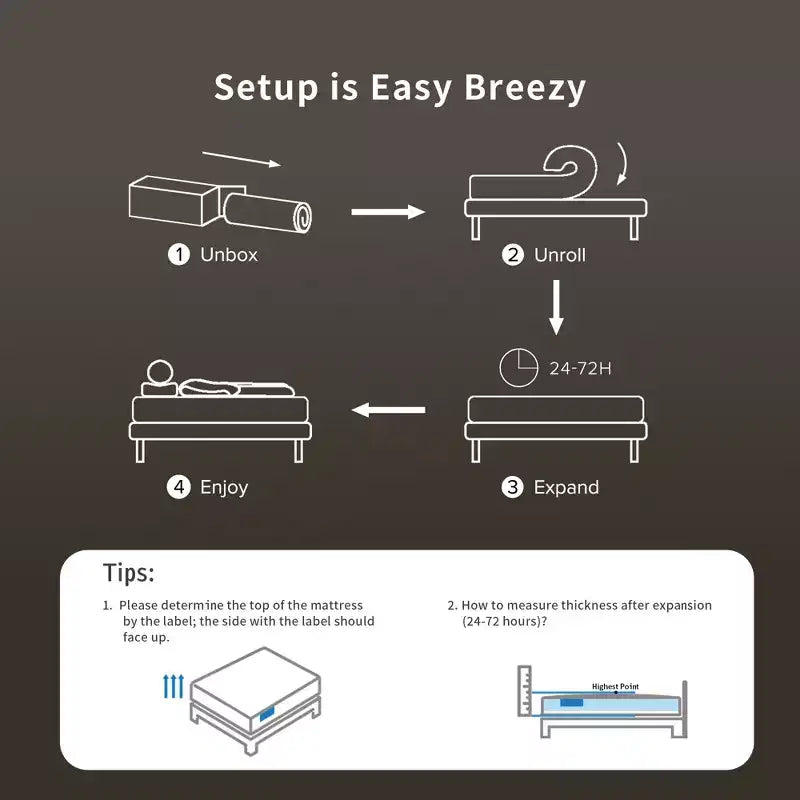 Matelas hybride en mousse à mémoire de forme rafraîchissante à fermeté moyenne avec