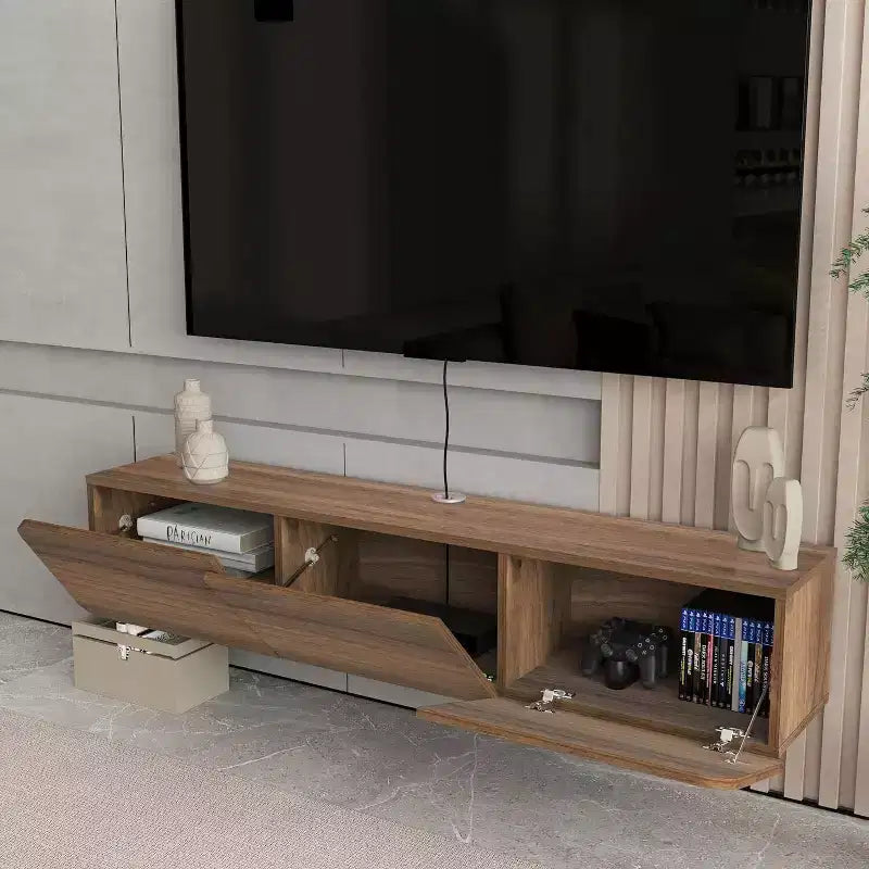 Meuble TV suspendu, adapté aux téléviseurs de 75 pouces et moins