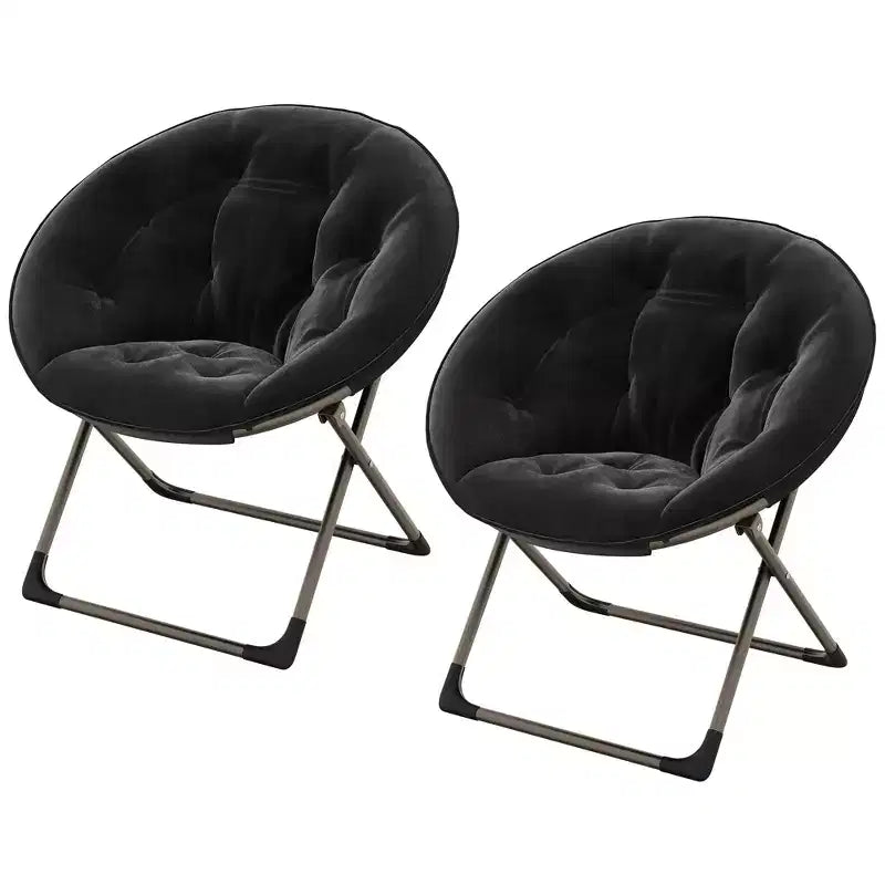 Fauteuil-disque surdimensionné en peluche, convient aux chambres à coucher ou aux dortoirs