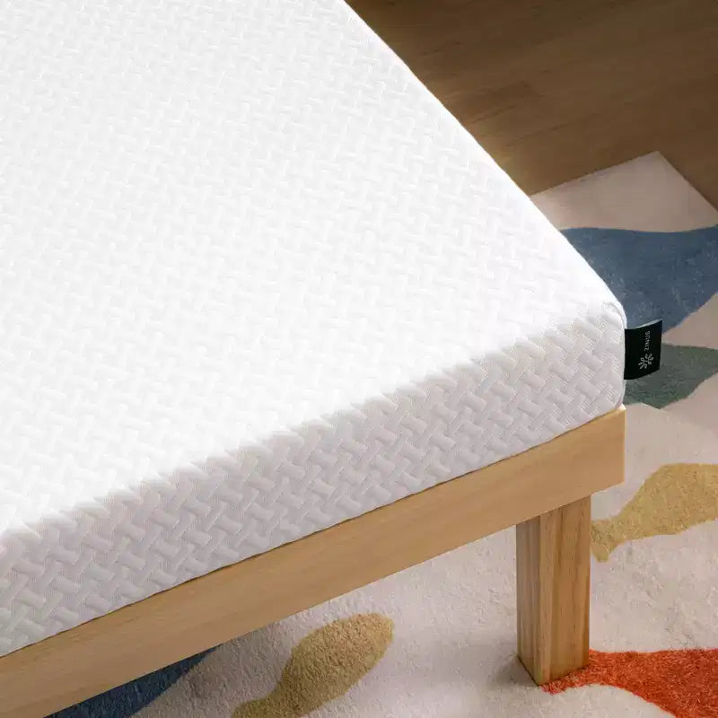 5 matelas en mousse à mémoire de forme Twin Cooling Essential, sans fibre de verre, sensation moyenne, couches rafraîchissantes et respirantes, matériaux certifiés sûrs