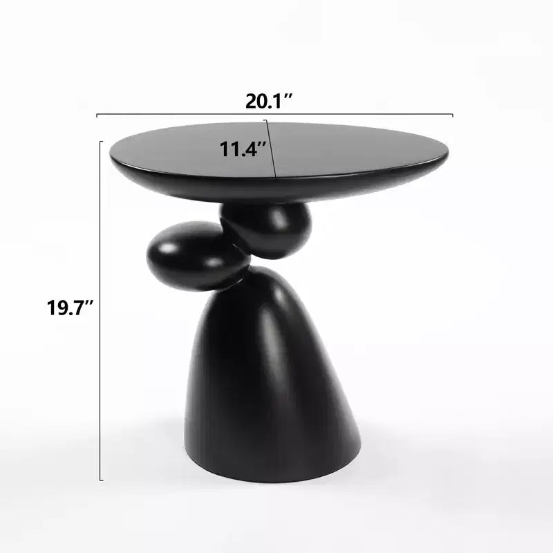 Table d'appoint Lucky Stone, table d'appoint en fibre de verre, table d'angle minimaliste moderne, table basse décorative, décoration intérieure pour salon