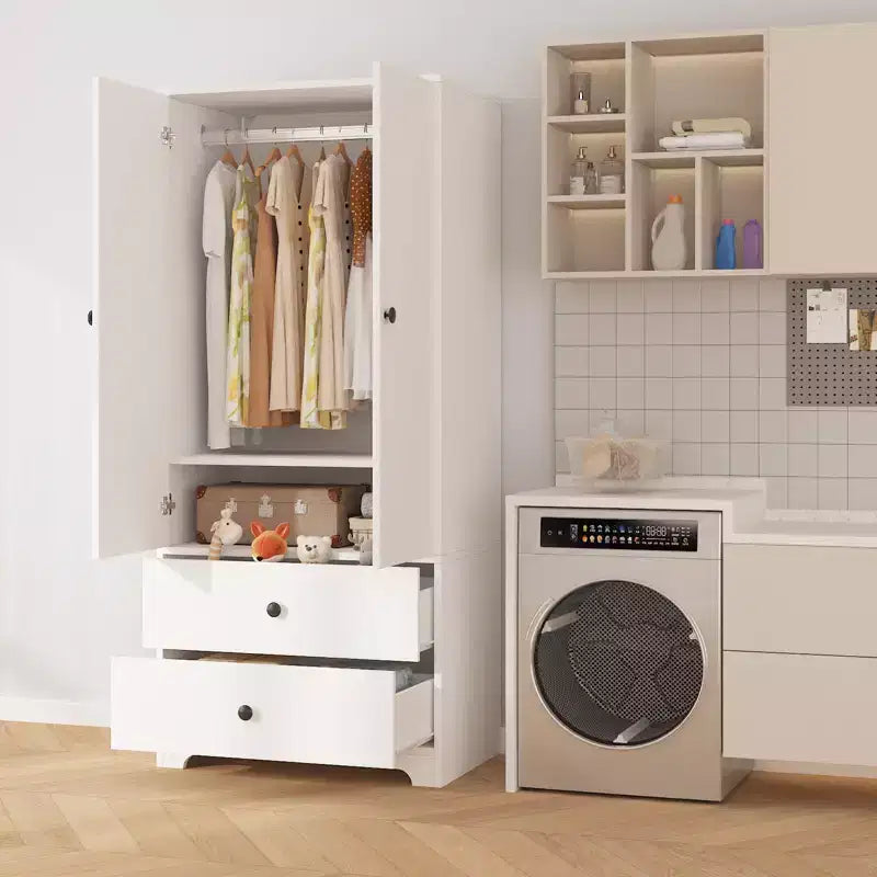 Armoire de chambre moderne en bois de 71 pouces