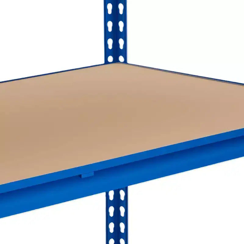 Étagère de garage robuste à cinq niveaux, tablettes métalliques réglables, capacité de 2 500 lb