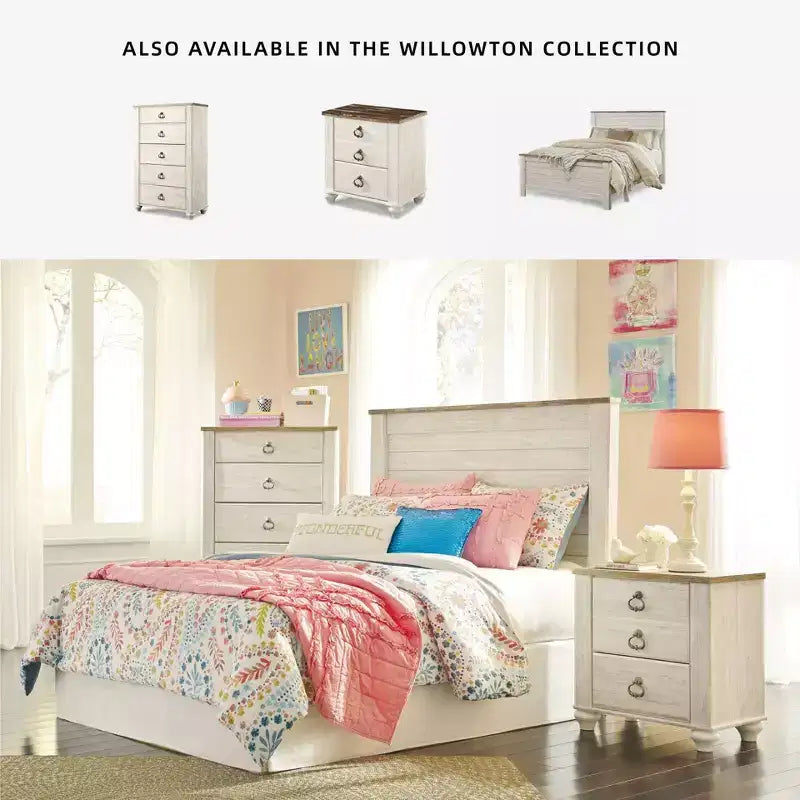 Commode crème : commode en bois à 5 tiroirs pour chambre à coucher